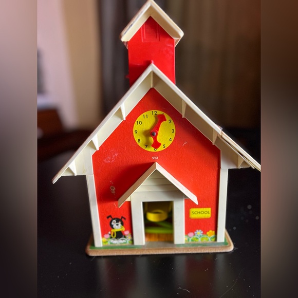 FISHER PRICE💥VINTAGE~1971💥Family School House•Little People - Picture 3 of 10